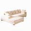 Canapé modulaire en L de 108,6 pouces avec repose-pieds avec rangement et huit coussins décoratifs, confortable et polyvalent