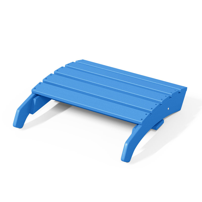 Repose-pieds d'extérieur pliant Adirondack, Bleu pacifique