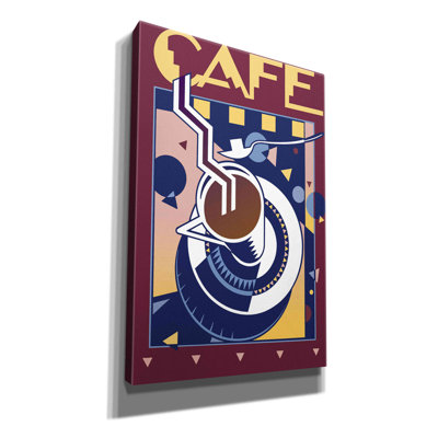 'Cafe' by David Chestnutt, Giclee Canvas Wall Art