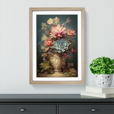 Succulent Victorian - Framed Print