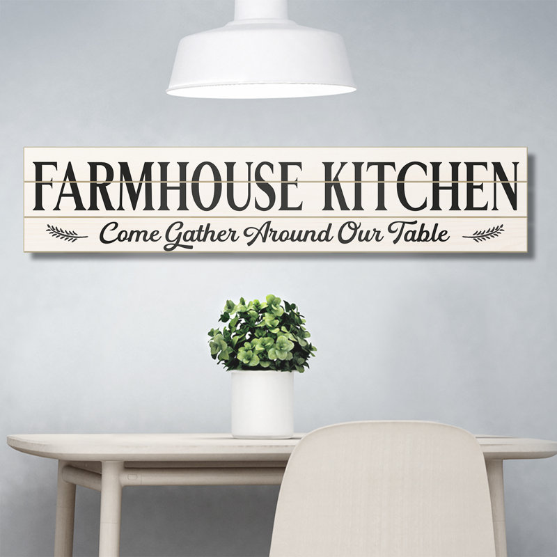 Highland Home Farmhouse Kitchen Decorative Indoor/Outdoor Pallet Wood Sign