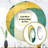 Emerald And Golden Arches I - Abstract Shapes Mirror, Gold Round Unique Wall Mirror, Printed Metal Art-99621524