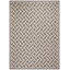 Tapis intérieur / extérieur anthracite / beige clair tissé à la machine Arneshia-354199241