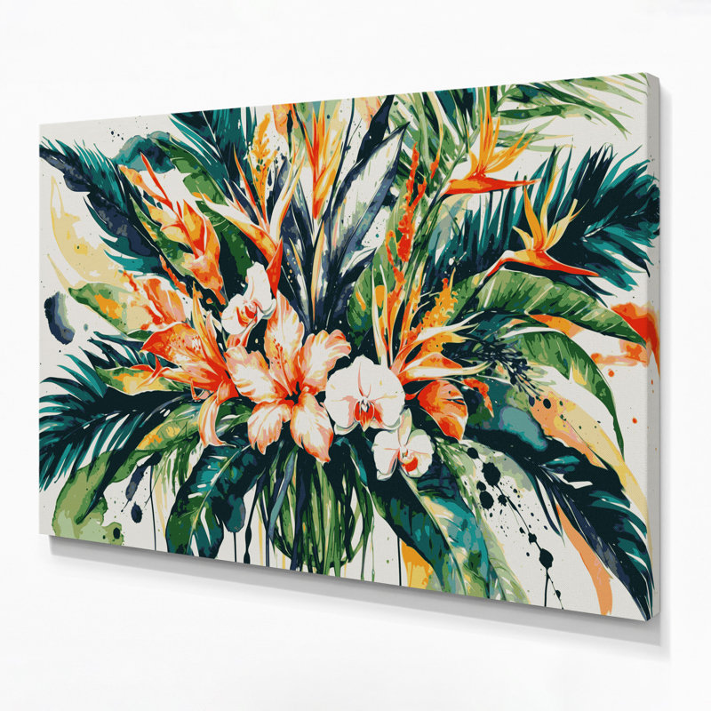 Art mural sur toile hawaïen, H 20 po x l 30 po