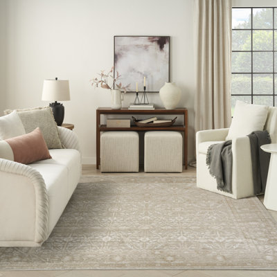 Lafever Cream Beige Vintage Indoor Rug