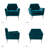 Thaddeus Velvet Armchair-1834967927
