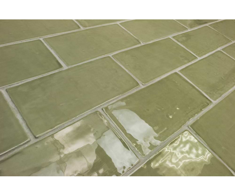Lancaster 3x12 Polished Ceramic Subway Tile, Gray