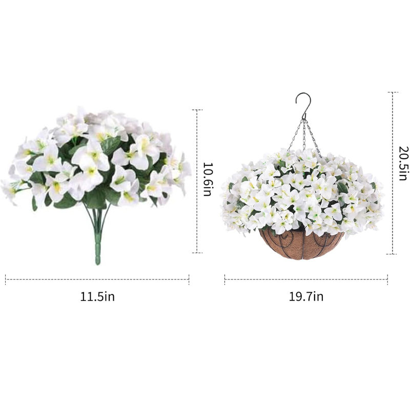 27cm Plant, White