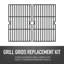 Grille de barbecue en acier Permasteel P 16,5 po x l 11,625 po