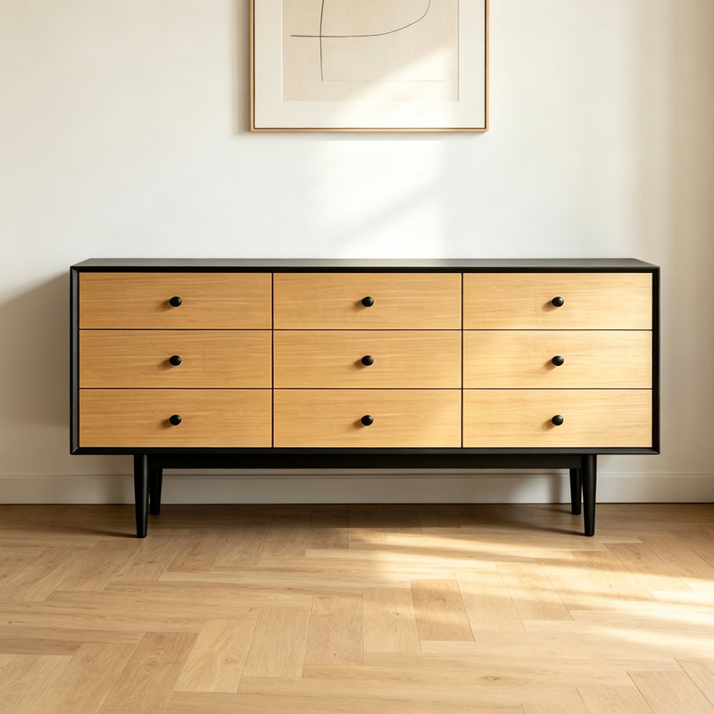 Buffet multi-tiroirs grande capacité, H 31,89 po x l 70,87 po x P 15,75 po