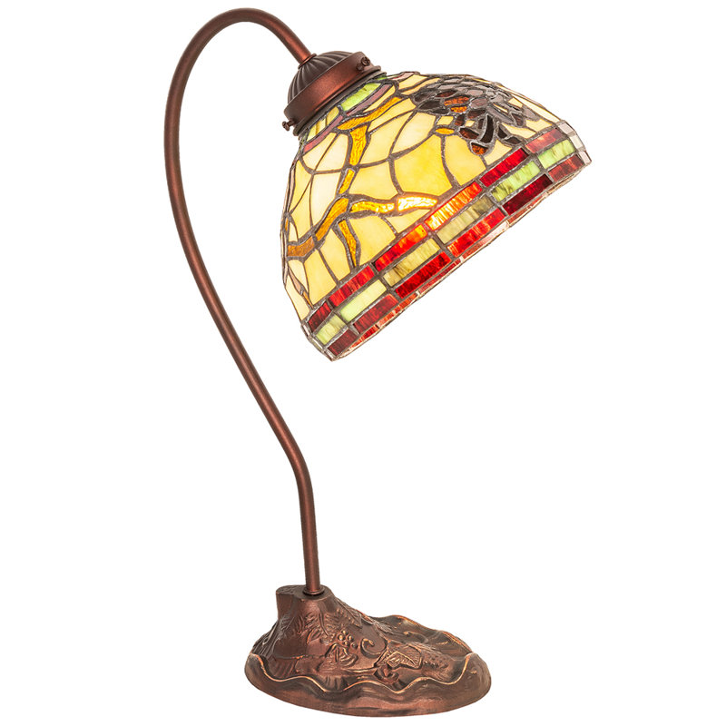 Rustic Lodge Metal Desk Lamp