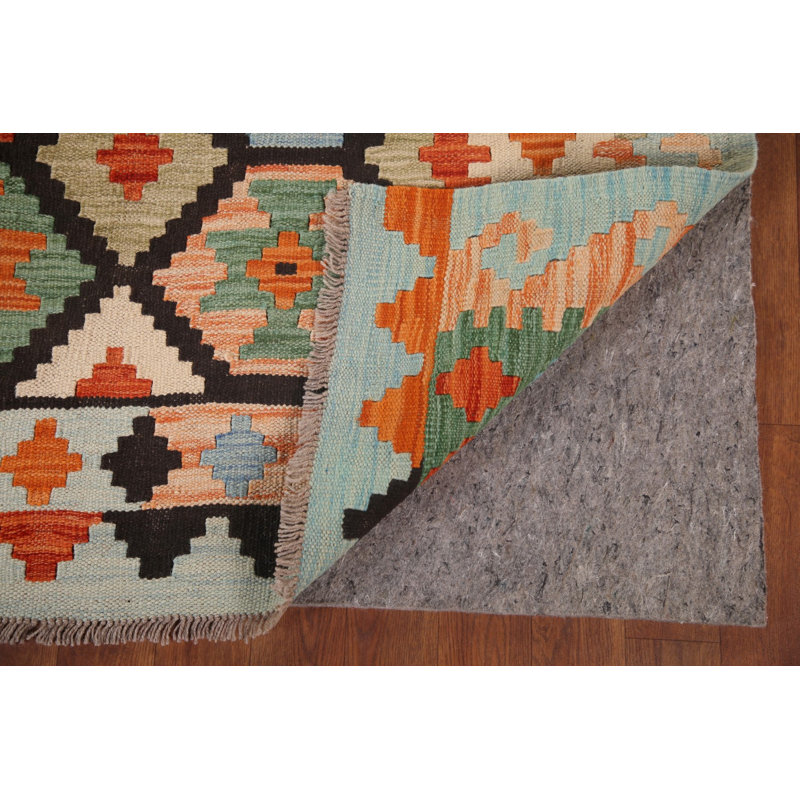Kilim Reversible Wool Area Rug 5x6