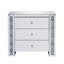 Armoire console en miroir et fausse agate