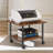 2-Tier Printer Cart with Storage Shelf