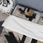 Ensemble de housse de couette en microfibre / polyester Blue Minimalist Abstract III Bedding-1624568021
