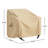 Outdoor Club Chair Shield Covers, Water-resistant and Easy to Clean, Set of 2-1929734538