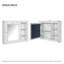 Armoire à pharmacie murale avec miroir réglable et tablette ajustable 36 po x 28 po Vespera