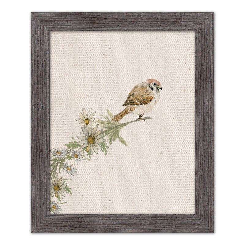 Perché, reproduction encadrée, Gris
