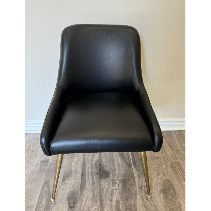 Chaise de salle à manger Sowers, Noir