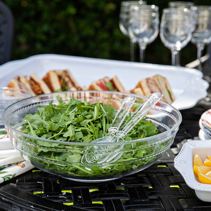 Isabella Acrylic Salad Server 2 - Piece Set
