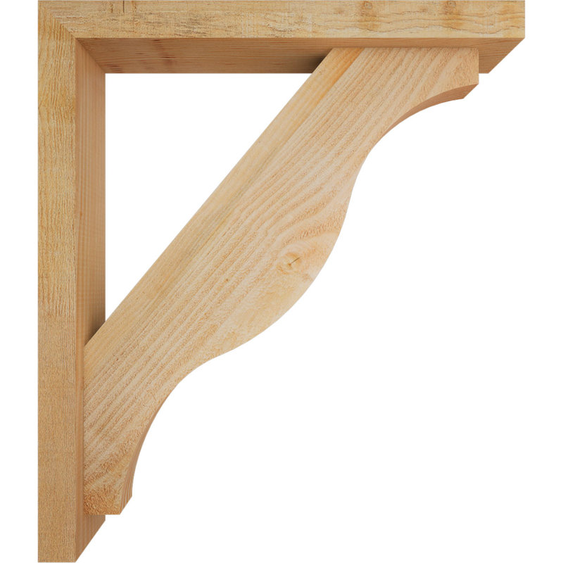 Support Funston Block avec support décalé, 30 x 26, Sapin Douglas de l 4 po (scié brut)