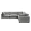 Canapé modulaire en lin 108 po Judith-61482831