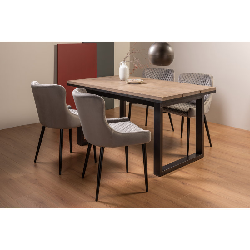 Faysal 4 - Person Extendable Dining Set, Grey