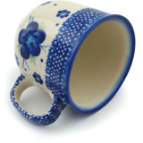 Bleu-belle Fleur Handmade Stoneware Coffee Mug