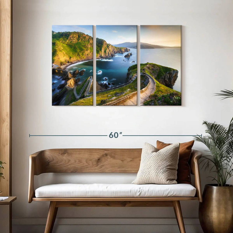 Alvord Gaztelugatxe Stairs, H 28 po x l 45 po