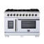 Capriasca 48 French Door Gas Range-116680802