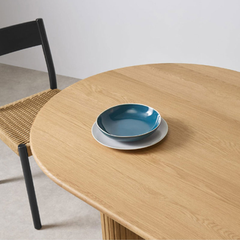 Table de salle à manger Burlywood, H 29,53 po x L 94,49 po x l 39,37 po