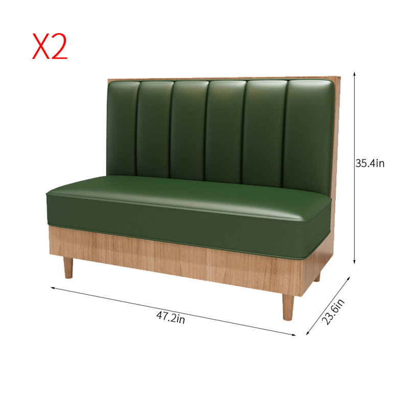 Banc rembourré en similicuir