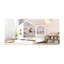 Lit maison en bois ludique avec rangement - parfait pour les chambres d'enfants