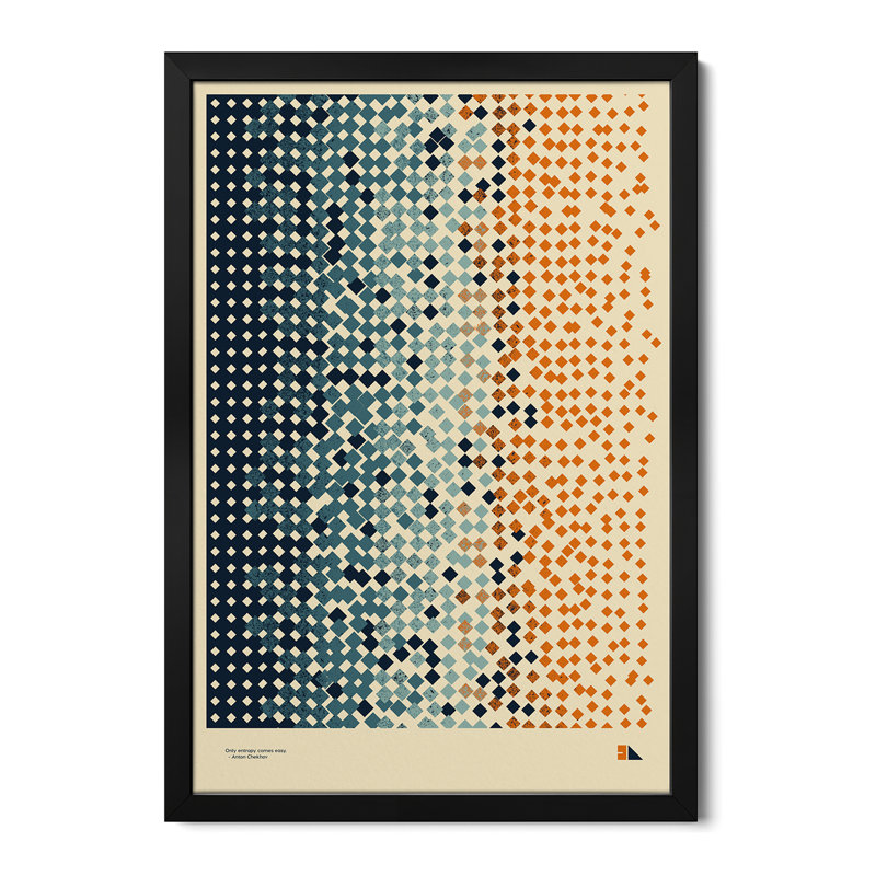 Entropy Premium Framed Poster by 2046 Design, 24" H x 16" W