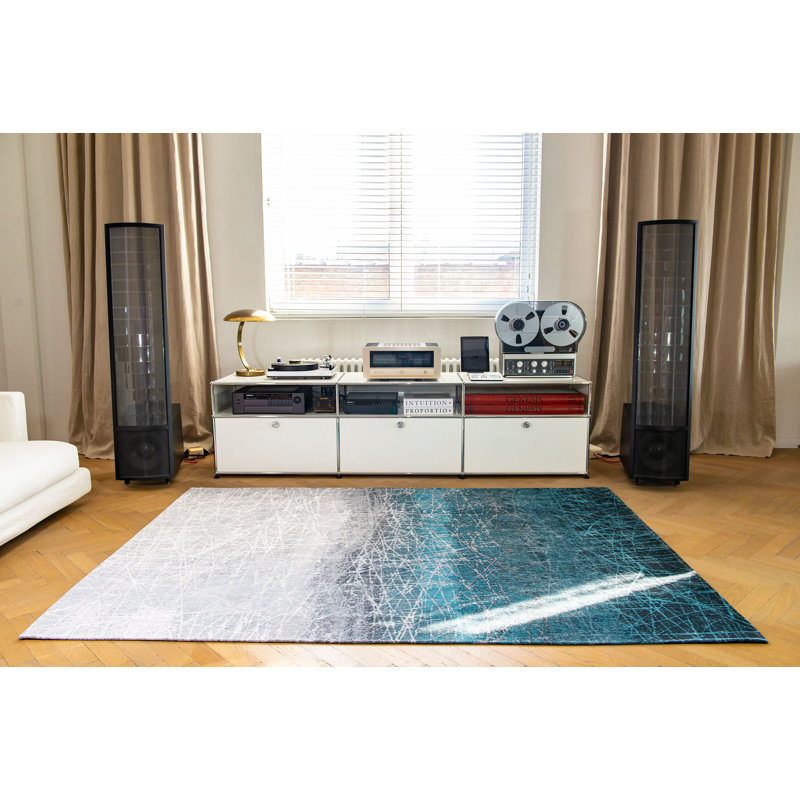 Mad Men Fahrenheit Abstract Cotton Area Rug, Rectangle  230 x 330cm