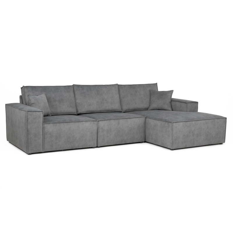 Alazne 4 Seater Sofa & Chaise, Right Hand Facing