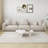 Corduroy Upholstered 3 - Seater Sofa Modular Sofa For Living Room-1713549514