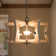 Marcus 3 - Light Unique Geometric Chandelier With Wood Accents