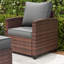  Chaise longue d'extérieur en osier avec coussins Samya-291512905
