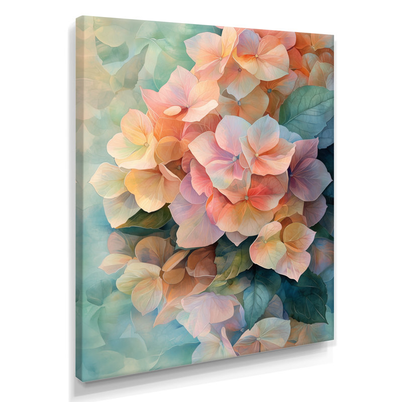 Ashley - Floral Wall Decor, Toile tendue, Ne s’applique pas, H 20 po x l 12 po