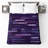 Purple Rectangular Lines Quilted Bedspread -126176511