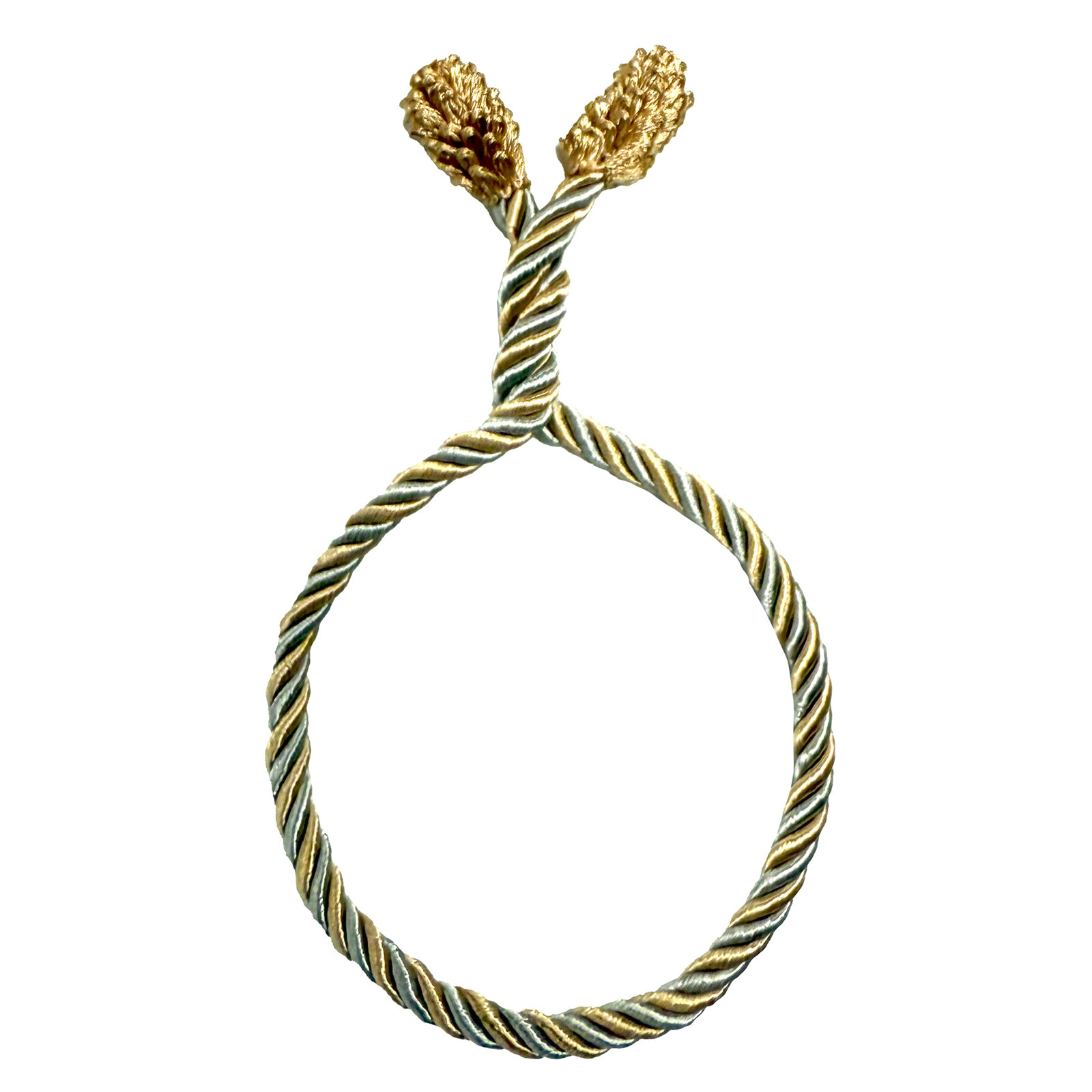 Garland Tie, 1.33 ft, Gold/Silver