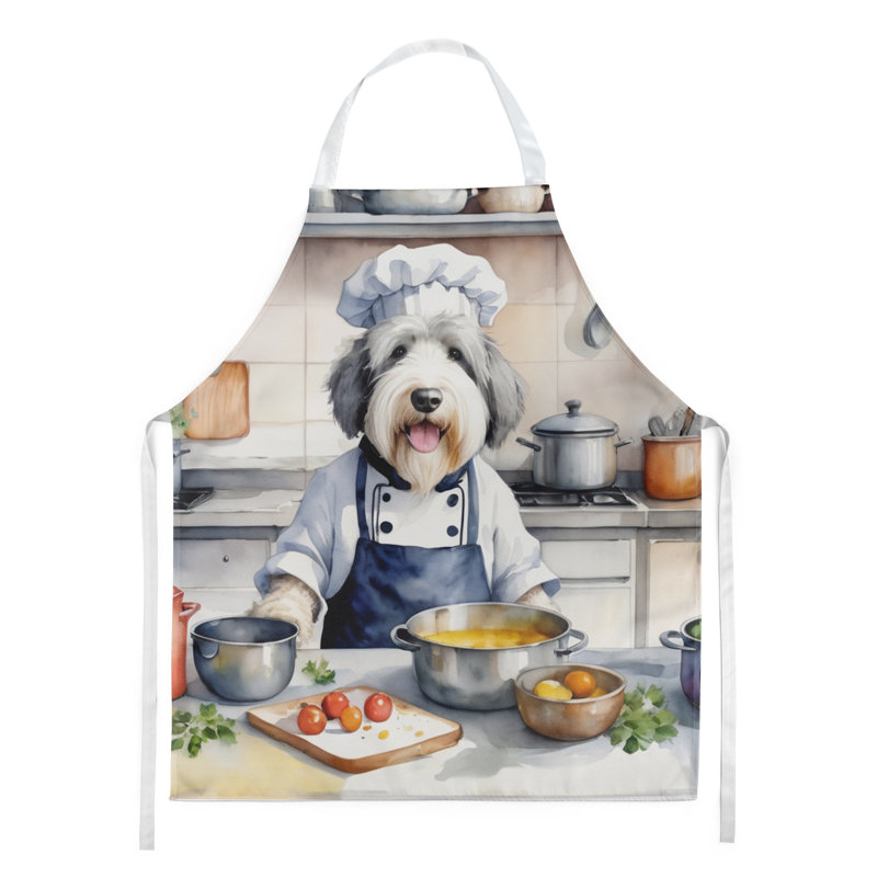 No Pattern Bib Apron