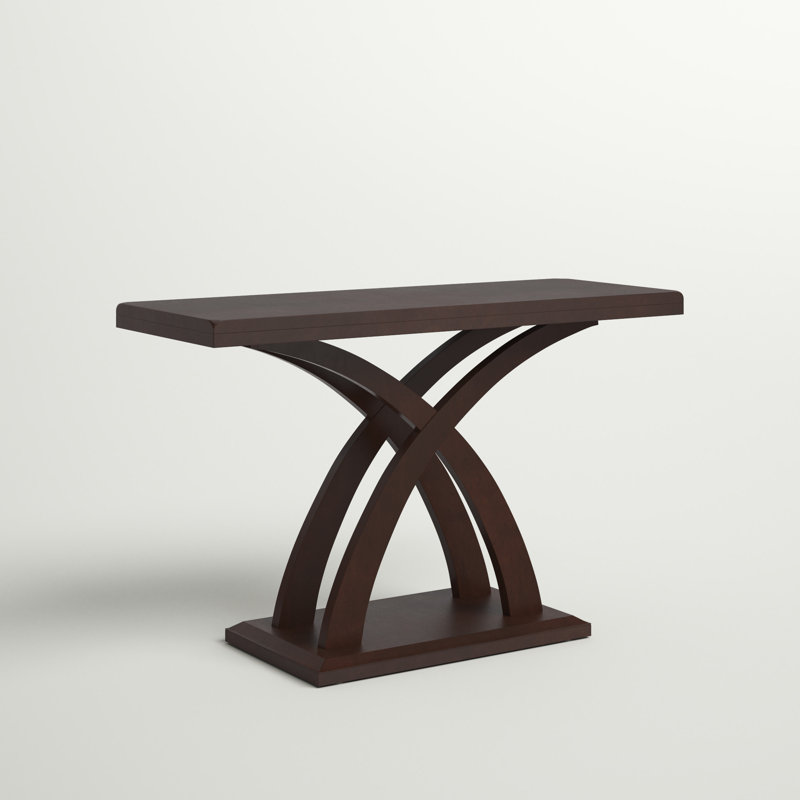 Almeta 48'' Console Table, Dark Cherry