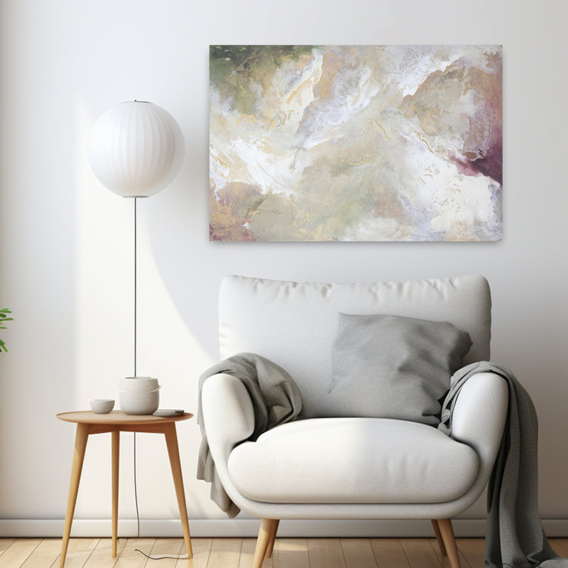 Art contemporain, art contemporain abstrait, H 24 po x l 36 po
