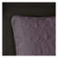 Ensemble de courtepointe réversible en coton mauve - Ensemble de literie pour lit double / grand 3 pièces avec taies décoratives assorties, antimicrobien et lavable à la machine