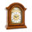 Roman Numeral Linden Solid Wood Atomic Tabletop Clock in Wood