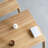 Burlywood Rectangular Solid Wood Dining Table-108647930