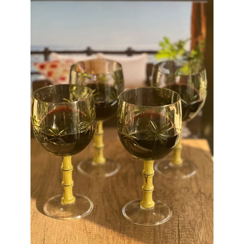 Lamothe 16oz. Plastic / Acrylic Wine Glass Set