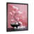 Impression noire sur toile encadrée sélectionné